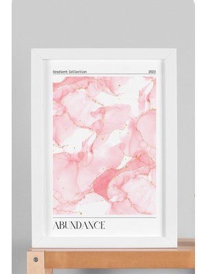 Satürn Design Abundance Çerçeveli Tablo Gradient Collection Bereket Bolluk Aura Enerji Renkleri