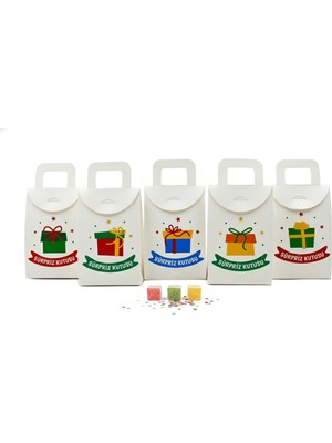10X15 cm Boş Sürpriz Kutusu 5 Adet, Hediye Kutusu
