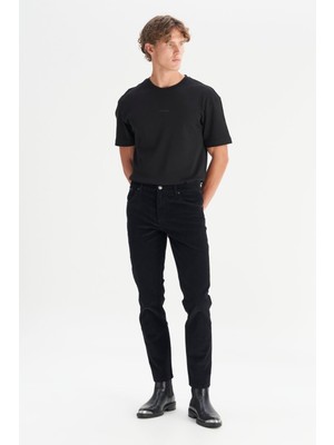 Wrangler Erkek Texas Slim Kadife Pantolon Black