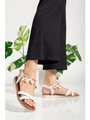 Tekin Shoes Halhal Model Kadın Sandalet