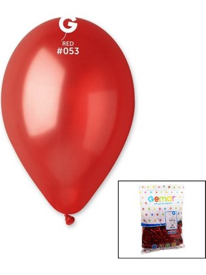 Marsilyan GM-110-53 Metalik - Kırmızı Balon 11&amp;apos;&amp;apos; - 28CM - 100 Parça (4940)