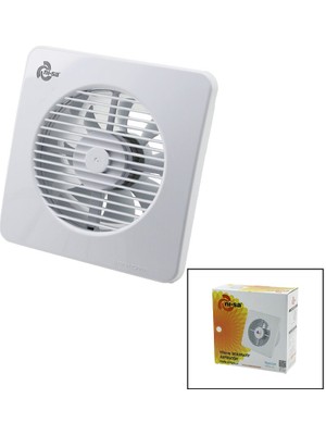 Marsilyan Plastik Aspiratör 150 6inç Banyo Tuvalet Havalandırma Aspiratörü 20W 320M3/H EBT-150 (5224)