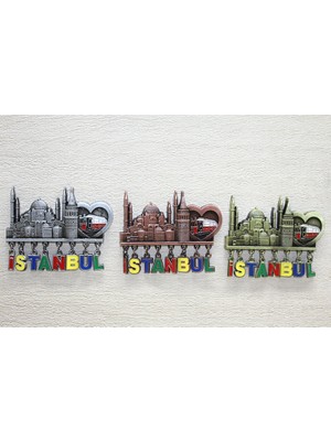 Bsre Sarkaçli Istanbul Temalı Magnet -ALK4314