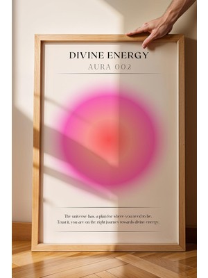 Satürn Design Divine Energy Çerçeveli Tablo Ilahi Enerji 002 Aura Renkleri