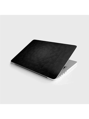 AyrStore Laptop Sticker Notebook Pc Kaplama Etiketi Siyah 3 Boyut Desen