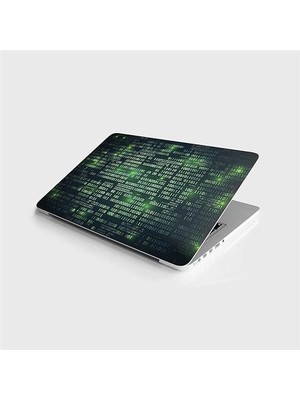 AyrStore Laptop Sticker Notebook Pc Kaplama Etiketi Matrix