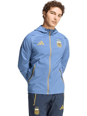 AJZ6313 Adidas Afa Arjantin Erkek Yağmurluk-R&amp;uuml;zgarlık Mavi