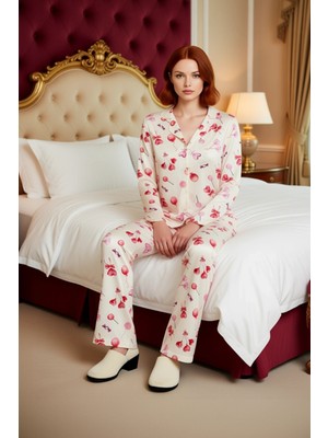 Ersefa Kadın Şekerlemeli Pijama Takımı Fonksiyonel Dayanıklı Kaliteli Konforlu Estetik Premium Şık