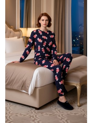 Ersefa Kiz Cocuk Seker Desenli %100 Pamuklu Pijama Takımı Fonksiyonel Dayanıklı Kaliteli Konforlu