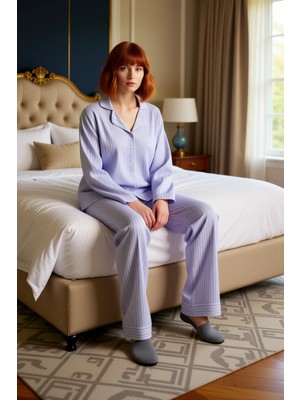 Ersefa Kadın Şekerlemeli Pijama Takımı Fonksiyonel Dayanıklı Kaliteli Konforlu Estetik Premium Şık