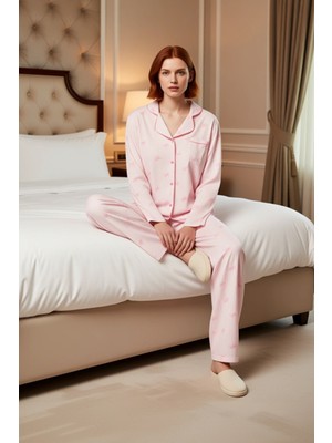 Ersefa Kadın Çizgili Kurdele Desenli Pijama Takımı Fonksiyonel Dayanıklı Kaliteli Konforlu Modern