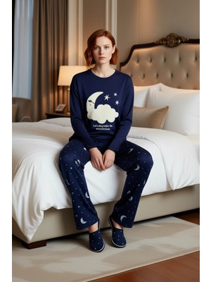 Ersefa Kız Çocuk Galaksi Baskılı Polar Pijama Fonksiyonel Dayanıklı Kaliteli Konforlu Estetik Şık