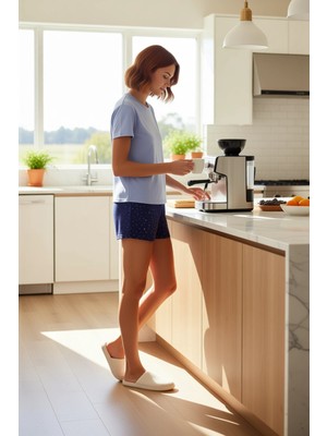 FRM Kadın Yıldız Baskılı Pijama Takımı Fonksiyonel Dayanıklı Kaliteli Konforlu Estetik Premium