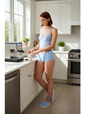 FRM Kadın Dantel Detaylı Saten Pijama Takımı Fonksiyonel Dayanıklı Kaliteli Konforlu Estetik Şık