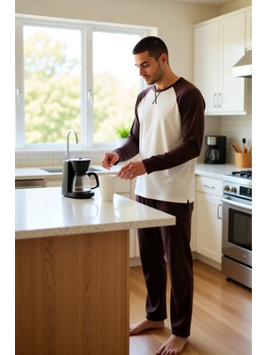 FRM Unisex Reglan Kol Pijama Takımı Fonksiyonel Dayanıklı Kaliteli Konforlu Estetik Premium Şık