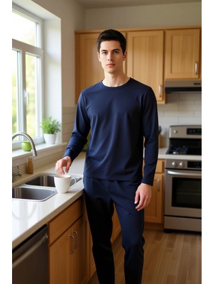 FRM Erkek Regular Kesim Pijama Takımı Fonksiyonel Dayanıklı Kaliteli Konforlu Estetik Premium Şık