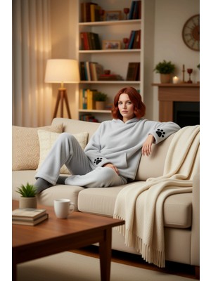 PayBuy Kadın Kapüşonlu Wellsoft Pijama Takımı Fonksiyonel Dayanıklı Kaliteli Konforlu Estetik Şık