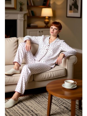 PayBuy Kadın Çiçekli Gömlek Yaka Pijama Takımı Fonksiyonel Dayanıklı Kaliteli Konforlu Estetik Şık