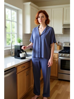 FRM Kadın Viskon Lounge Pijama Takımı Fonksiyonel Dayanıklı Kaliteli Konforlu Estetik Premium Şık