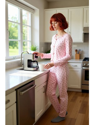 FRM Kadın Çiçekli Pijama Takımı Fonksiyonel Dayanıklı Kaliteli Konforlu Estetik Premium Modern