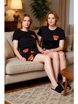 PayBuy Ayıcık Baskılı Çocuk Pijama Takımı Fonksiyonel Dayanıklı Kaliteli Konforlu Estetik Premium