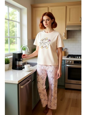 FRM Kadın Ayıcıklı Ev Giyim Takımı Fonksiyonel Dayanıklı Kaliteli Konforlu Estetik Premium Şık