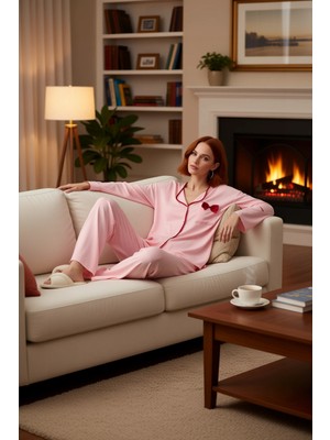 PayBuy Kadın Viskoz Dokuma Gömlek ve Pantolon Pijama Takımı Fonksiyonel Dayanıklı Kaliteli Modern