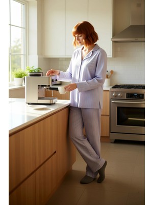 FRM Kadın Baskılı Pijama Takımı Fonksiyonel Dayanıklı Kaliteli Konforlu Estetik Premium Modern