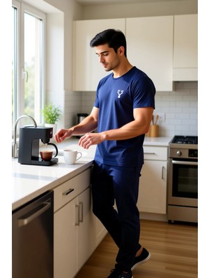 FRM Erkek Baskılı Ev Giyim Pijama Takımı Fonksiyonel Dayanıklı Kaliteli Konforlu Estetik Rahat