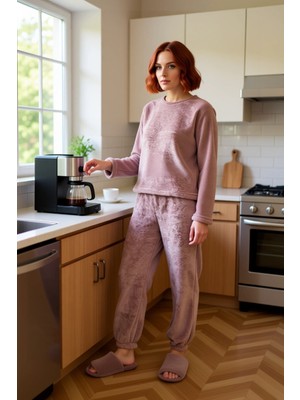 FRM Kadın Wellsoft Pijama Takımı Saç Bandı Hediyeli Fonksiyonel Dayanıklı Kaliteli Konforlu Şık