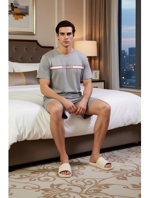 Ersefa Erkek Cool & Comfort Baskılı Pijama Takımı Fonksiyonel Dayanıklı Kaliteli Konforlu Estetik