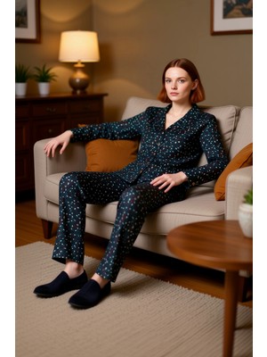 PayBuy Kadın Penguen Desenli Pamuklu Pijama Takımı Fonksiyonel Dayanıklı Kaliteli Konforlu Modern