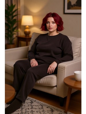 PayBuy Kadın Selanik Örme Bisiklet Yaka Eşofman Takımı Fonksiyonel Dayanıklı Kaliteli Konforlu Şık