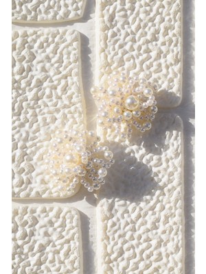 Ismet - Klipsli Inci Küpe