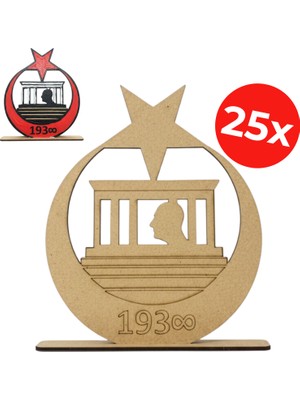 Kidose Anıtkabir Modelleme Kiti – Atatürk & Türk Bayrağı Ahşap Seti