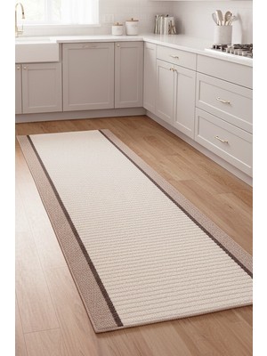 Melaris Halı Mutfak Halısı Yıkanabilir Yolluk Kaymaz Taban Dokuma Paspas