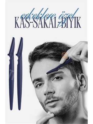 Najmaddin Hsnet Erkek Kaş Şekillendirme Tüy Alma Jileti 2 Adet - NJ001P-4GLXK2