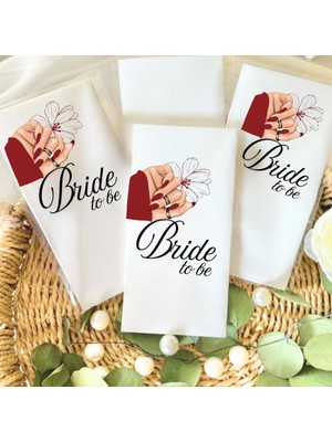 Lion Baskı ve Organizasyon Bride To Be Baskılı Peçete
