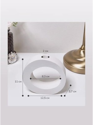 Storemax Minimalist Halka Formunda Dekoratif Vazo - Şıklık ve Modernlik Bir Arada