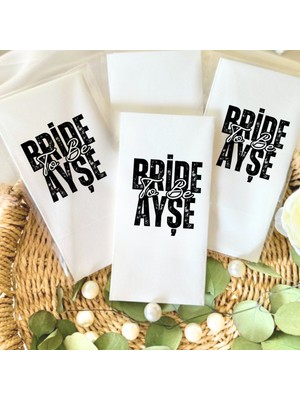 Lion Baskı ve Organizasyon Bride To Be Baskılı Peçete 20 Adet