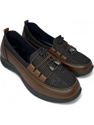 Desimod Kadın Ortopedik Yumuşak Rahat Giyimli Taşlı Günlük Ayakkabı