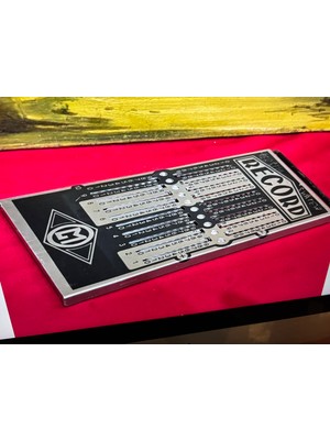 TT Record Antika Hesap Makinası 19,5 cm 11,5 cm Ölçülerinde