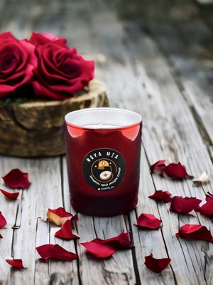 Dekoratif Gradyan (Aynalı) Cam Bardakta Hoş Kokulu %100 Doğal Soya Mum Şık ve Modern Tasarım | Ev ve Ofis Dekorasyonu, Medıtasyon Alanları, Fotoğraf Çekimleri ve Özel Günler Için Zarif Hediyelikk