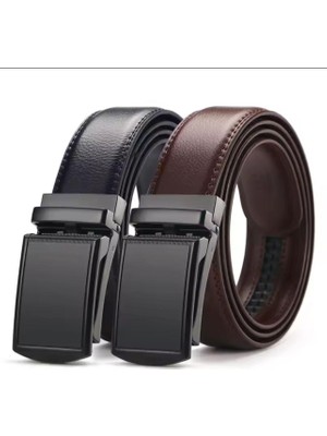 Bosskan 2 Adet Otomatik Tokalı Deliksiz Erkek Kemeri