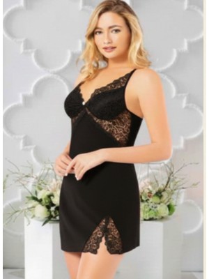 Miss Ayza 330 Bayan Penye 6'lı  Kısa Gecelik & Sabahlık Takım