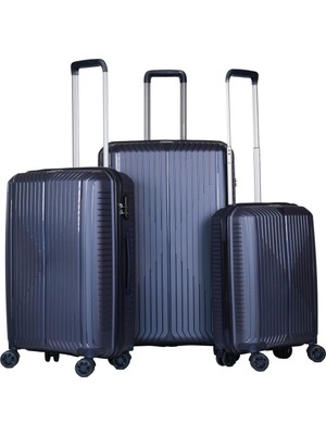 Ground Sirius 3’lü Valiz Seti Denim - 10728