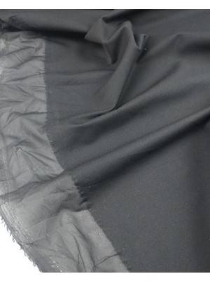 Kumaş Parça Telalı Siyah Renkte Astarlık Pamuk Sentetik Kumaş En: 140 cm