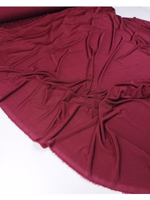 Kumaş Parça Bordo Renkte Sandy Jarse Kumaş (En 130 cm x Boy 275 Cm)