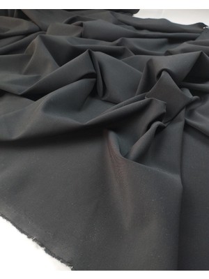 Kumaş Parça Siyah Renkte Interlok Jarse (En 130 cm x Boy 325 Cm)