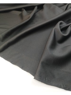 Kumaş Parça Siyah Renkte Lamineli Jarse (En 150 cm x Boy 275 Cm)